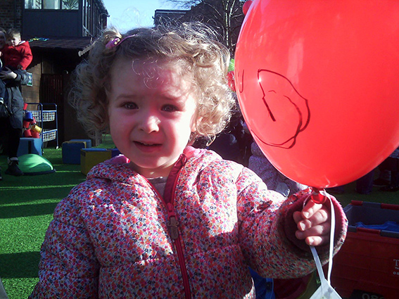 Greenbank Park balloon release Feb16 Greenbank Park balloon release Feb16