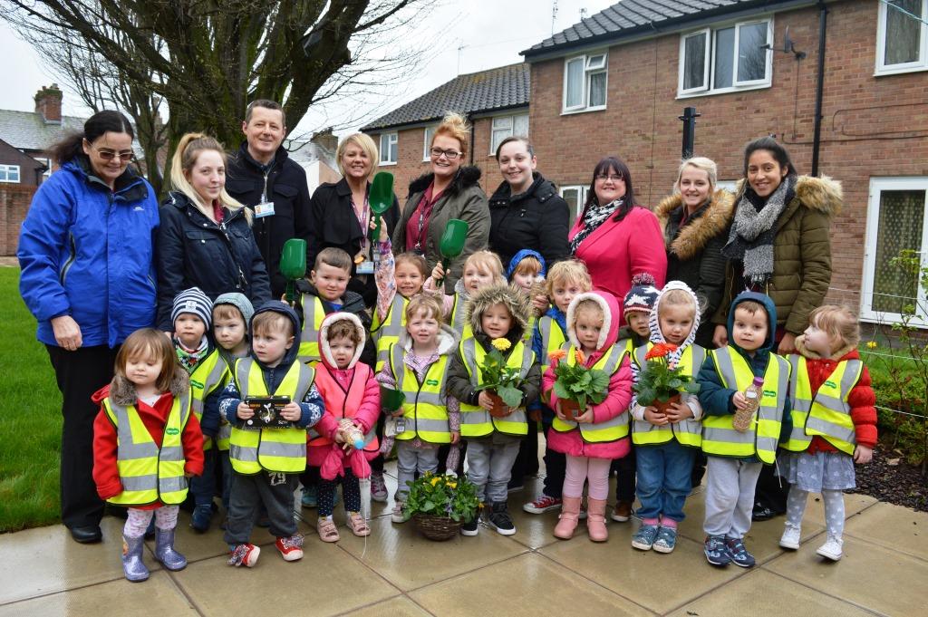 Kids Planet Warrington Cromwell Court Planting Kids Planet Warrington Cromwell Court Planting