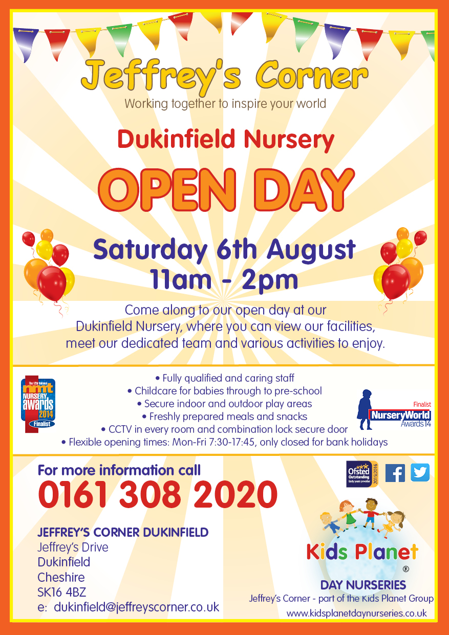 Jeffreys Corner Dukinfield Open Day Jeffreys Corner Dukinfield Open Day