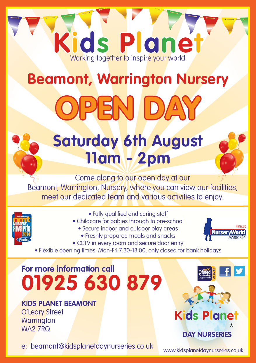 Kids Planet Beamont Open Day Kids Planet Beamont Open Day