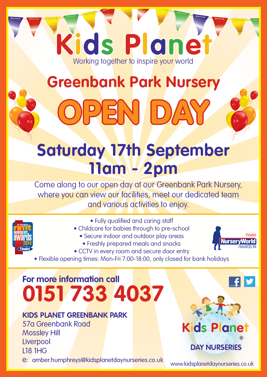 Kids Planet Greenbank Park Open Day September16 Kids Planet Greenbank Park Open Day September16
