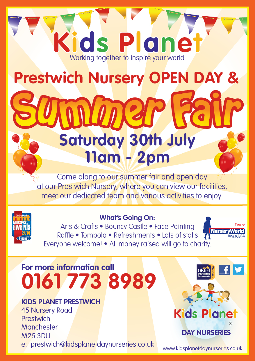 Kids Planet Prestwich Summer Fair Kids Planet Prestwich Summer Fair