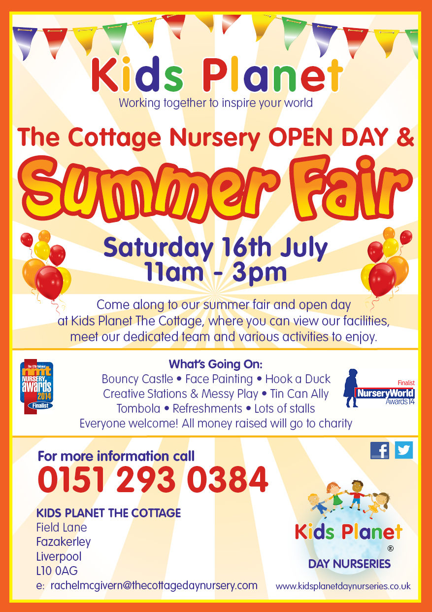 Kids Planet The Cottage Summer Fair Kids Planet The Cottage Summer Fair