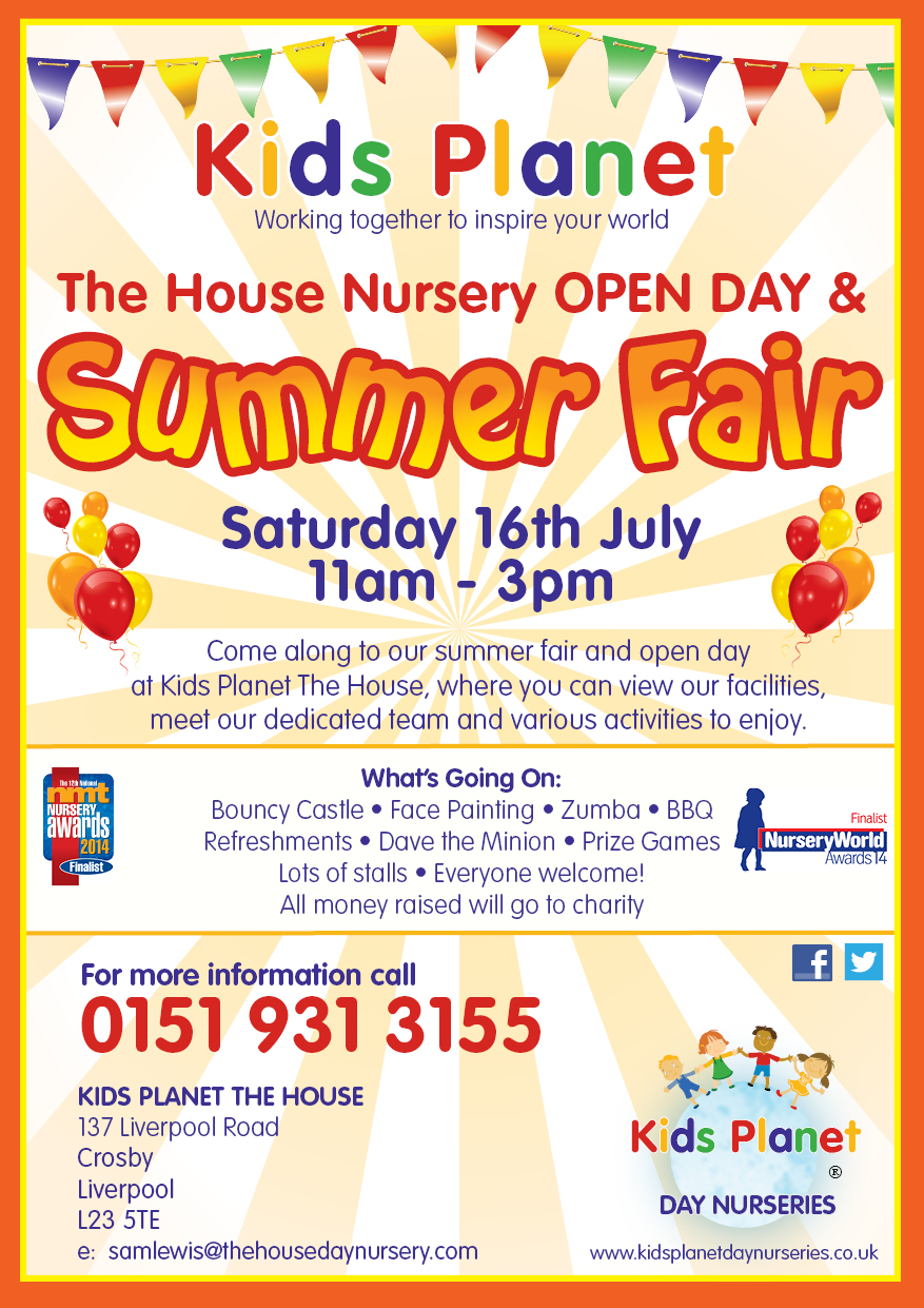 Kids Planet The House Summer Fair Kids Planet The House Summer Fair