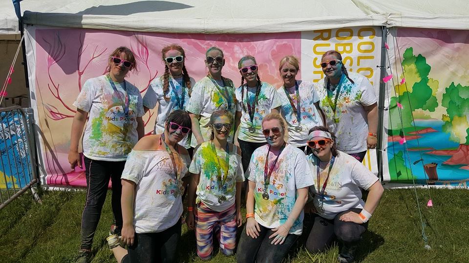 Kids Planet Widnes Colour Run Kids Planet Widnes Colour Run