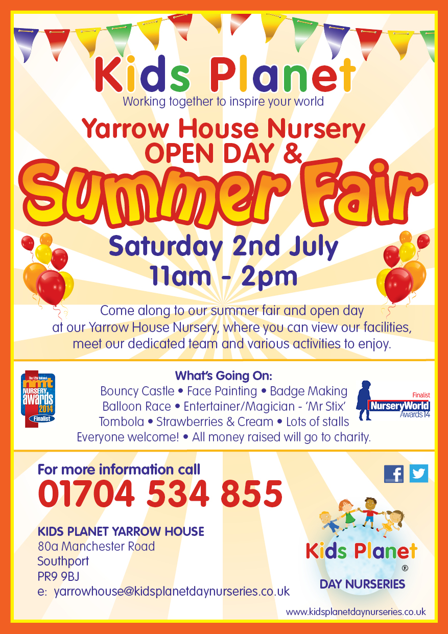 Kids Planet Yarrow House Summer Fair Kids Planet Yarrow House Summer Fair