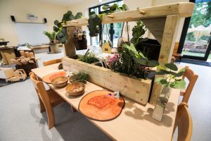 Enabling environment with natural light and wooden toys