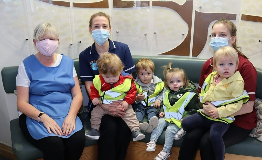 Kids Planet Warrington celebrates World Post day with St. Rocco’s