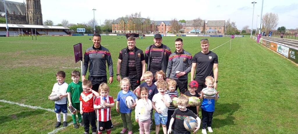 Kids Planet Rugratz Rugby Day in Fylde a success