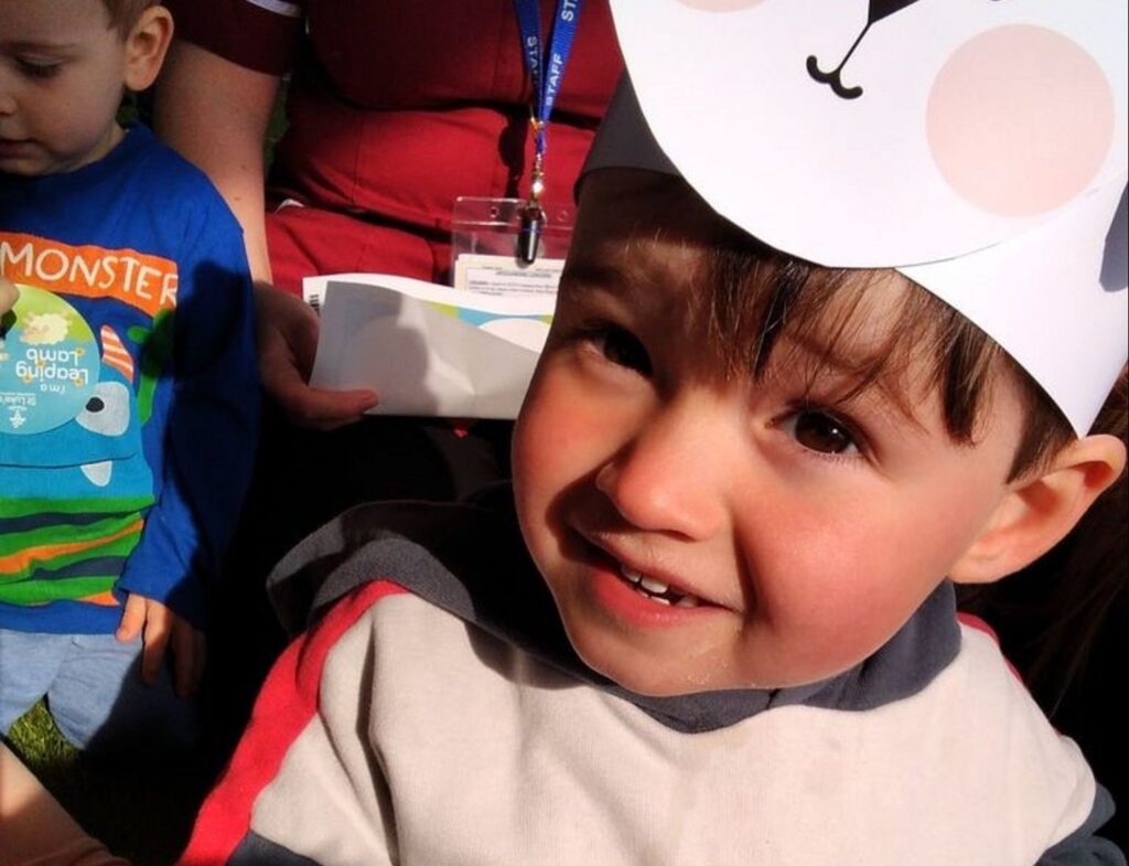 Kids Planet Winnington take part in ‘Leaping Lambs’ for charity