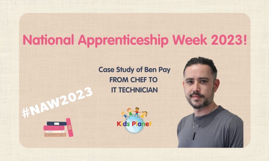 Apprentice Ben goes from Chef to IT Technician