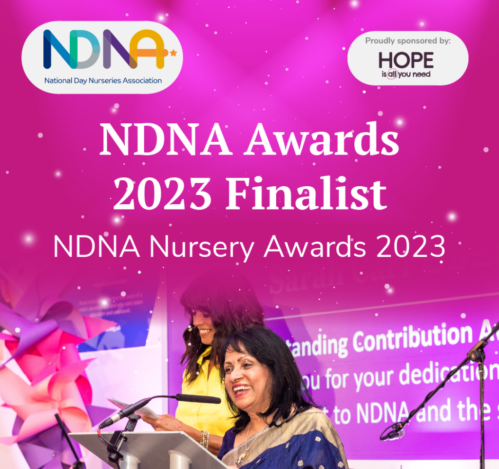 Kids Planet Congleton finalists in NDNA Awards!