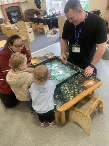 Sensory mud play