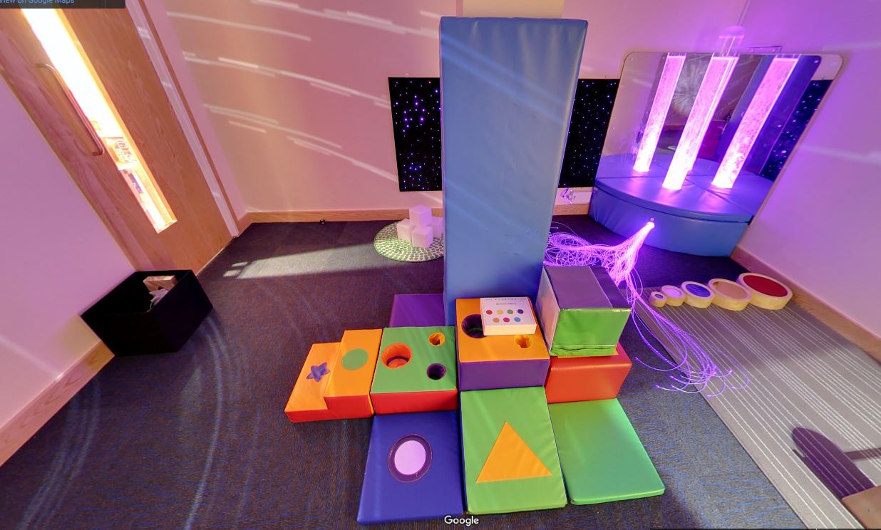 Kids Planet Salford Quays sensory room - Kids Planet Day Nurseries