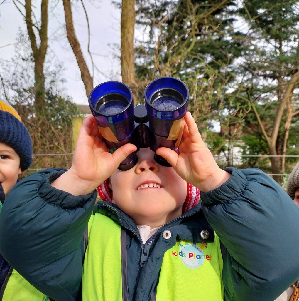 Children playing safely