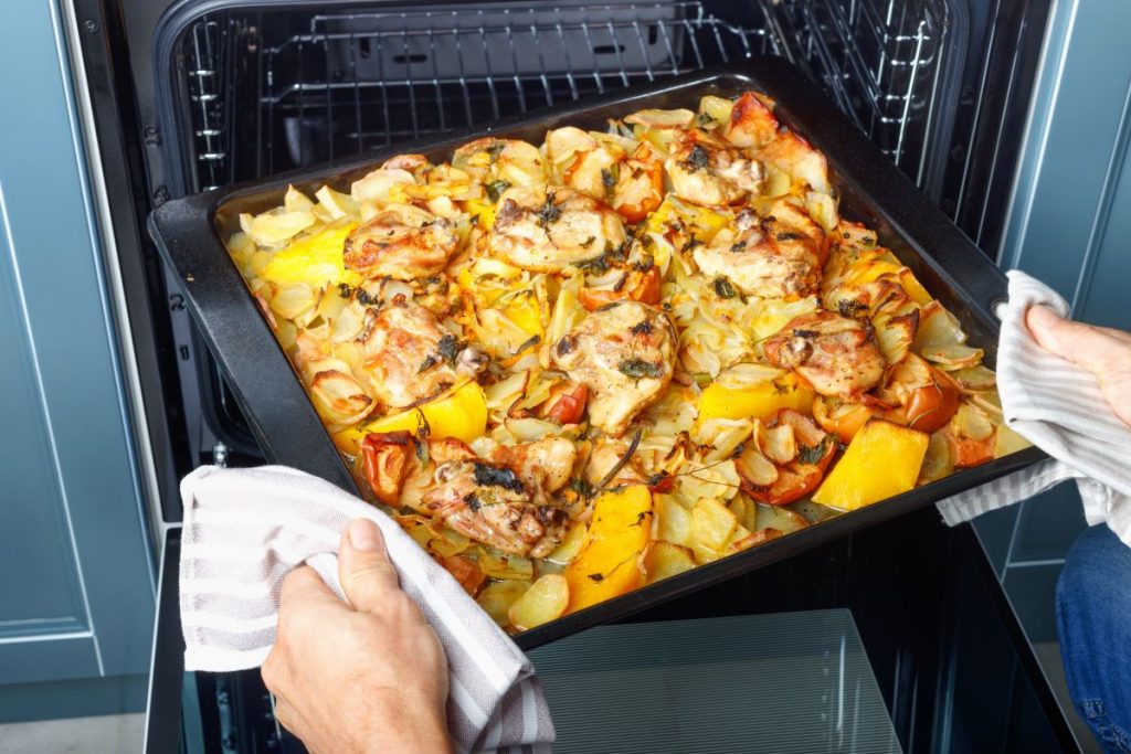 Italian Chicken Tray Bake