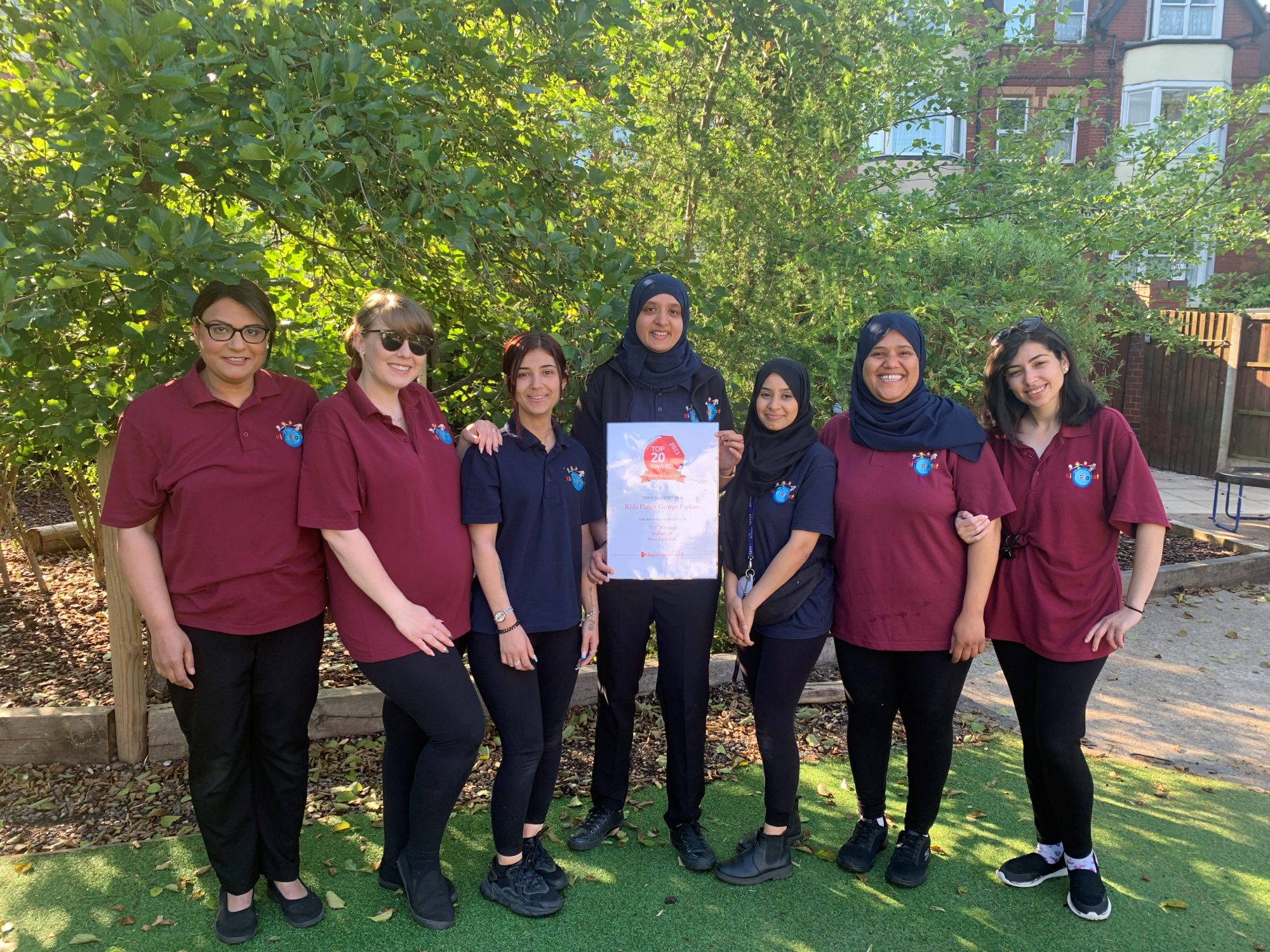 Seven Kids nurseries receive Top 20 Awards in their regions